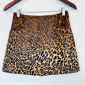 Urban Outfitters Ecoté Leopard Print Mini Skirt Size 2 EUC